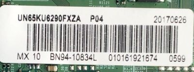 KIT DE TARJETAS PARA TV SAMSUNG / MAIN BN94-10834L / BN4102528A / BN97-10651A / FUENTE BN44-00808D / PSLF261S07A /PANEL CY-GK065HGNV2H / DISPLAY V650DJ5-QS2 / MODELO UN65KU6290FXZA DA02 - Imagen 3